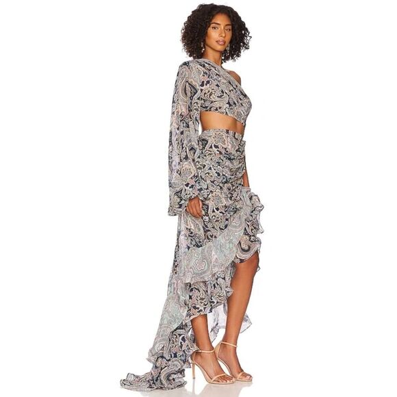 Bronx and Banco sara blue gown blue multi M - Picture 2 of 7